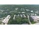 Scenic aerial view of a beautiful neighborhood nestled among mature trees, offering a serene and private setting at 76 Forrest Pl, Atlanta, GA 30328