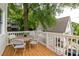Outdoor deck with a seating arrangement, offering a relaxed setting for outdoor activities at 207 Wesley Ne Ave, Atlanta, GA 30307