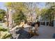 Spacious deck featuring comfortable seating, dining space, and tranquil views of nature at 513 Boulevard Se, Atlanta, GA 30312