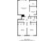 Detailed floor plan showcasing the layout of the primary bedroom, bathrooms and additional rooms at 1421 Hendon Rd, Woodstock, GA 30188