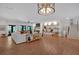 Bright living room features hardwood floors, comfortable seating, and a cozy atmosphere at 1421 Hendon Rd, Woodstock, GA 30188