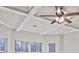 Main bedroom with coffered ceilings and a ceiling fan at 238 Linford Dr, Locust Grove, GA 30248