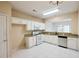 Functional kitchen with white cabinetry, granite countertops, and modern appliances ready for culinary adventures at 3601 Gainesway Trce, Duluth, GA 30096