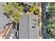 Aerial view of townhome showing roof and two cars in the driveway at 4676 Ivygate Se Cir, Atlanta, GA 30339