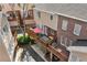 Aerial shot of a townhome highlighting the multi-level decks and outdoor living spaces at 4676 Ivygate Se Cir, Atlanta, GA 30339