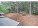Backyard patio with view of treed backyard at 4844 W Park Cir # 4844, College Park, GA 30349