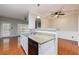 Open-concept kitchen with stainless steel appliances and easy access to the dining and living area at 4844 W Park Cir # 4844, College Park, GA 30349