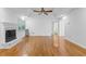 Spacious living room with fireplace and ample natural light at 55 Fox Chase, Covington, GA 30016