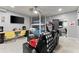 Finished basement featuring a bunk bed, media setup, and stylish decor for a versatile living space at 2936 Summitop Ne Rd, Marietta, GA 30066