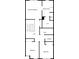 Upstairs floor plan featuring primary bedroom, walk-in closet, multiple bathrooms, hall, laundry, and two additional bedrooms at 6780 Cedar Glen Rd, Peachtree Corners, GA 30360