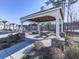 A covered gazebo with a picnic table; perfect for outdoor gatherings at 1020 Broadview Dr, Marietta, GA 30062