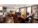 Open concept home with dining area featuring a modern table set and hardwood floors at 3224 Canary Ct, Decatur, GA 30032