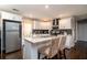 Modern kitchen with stainless steel appliances, granite countertops, and a stylish backsplash at 3224 Canary Ct, Decatur, GA 30032