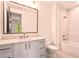 Modern bathroom with sleek vanity, bathtub, and stylish fixtures at 4785 Merlendale Ct, Atlanta, GA 30327