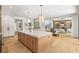 Spacious kitchen with a central island, seamlessly connected to the living and dining areas at 4785 Merlendale Ct, Atlanta, GA 30327