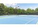 Up close shot of well-maintained tennis courts with black fencing and mature landscaping surrounding the area at 3857 Felton Hill Sw Rd # 9, Smyrna, GA 30082