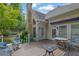 Inviting rear deck featuring comfortable seating and partial awning for sunny days at 4566 Fountain Ne Dr, Marietta, GA 30067