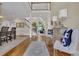 Bright foyer with hardwood floors, a staircase, and view to other rooms at 4566 Fountain Ne Dr, Marietta, GA 30067
