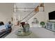 Spacious living room with staircase and clear view of the upper level at 4566 Fountain Ne Dr, Marietta, GA 30067