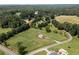 Expansive aerial view of a sprawling estate with lush greenery and a serene landscape at 255 Henson Way, Canton, GA 30115