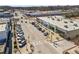 Overhead shot of businesses, showcasing the street and parking availability in the area at 4178 Castle Pines Ct, Tucker, GA 30084