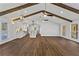 Open-concept living space with access to kitchen and outdoor deck at 4178 Castle Pines Ct, Tucker, GA 30084