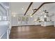 Bright, open living space seamlessly connects to a modern kitchen with a breakfast bar, creating an inviting atmosphere at 4178 Castle Pines Ct, Tucker, GA 30084