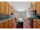 Kitchen and breakfast nook, featuring stainless appliances and hardwood floors at 954 Josie Ct, Lawrenceville, GA 30045