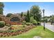 Welcoming community entrance with beautiful landscaping at The Views at Lenox Crossing at 2252 Limehurst Ne Dr, Atlanta, GA 30319