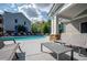 A community pool with plenty of seating and a covered lounge area at 2252 Limehurst Ne Dr, Atlanta, GA 30319