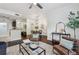 Open floorplan showcasing living room, dining area, and kitchen with bar seating at 2700 Pine Tree Ne Rd # 1208, Atlanta, GA 30324