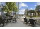 Community outdoor grill and dining area near the pool, perfect for relaxing and entertaining at 400 W Peachtree Nw St # 3611, Atlanta, GA 30308
