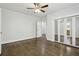 Bedroom with closet, hardwood floors, and neutral walls at 1667 Sylvan Sw Rd, Atlanta, GA 30310