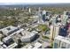 An aerial view showcasing the neighborhood and its surrounding cityscape at 325 E Paces Ferry Rd # 2003, Atlanta, GA 30305