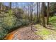 A vibrant brook trickles through the property's landscape with trees on the slope at 5270 Forest Brook Pkwy, Marietta, GA 30068
