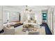 Comfortable living room with hardwood floors, fireplace, and stylish decor at 5270 Forest Brook Pkwy, Marietta, GA 30068