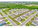 An aerial view of a well-planned residential community with tree-lined streets and landscaped yards in a suburban setting at 101 Wins Walk, Cartersville, GA 30121