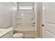 Simple bathroom with a functional shower-tub combo and easy-to-clean fixtures at 101 Wins Walk, Cartersville, GA 30121