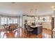 Spacious kitchen with a breakfast nook, large island with seating, and stainless steel appliances at 1292 Green Turf Dr, Snellville, GA 30078