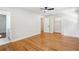 Spacious bedroom with hardwood flooring and ensuite bathroom entrance at 2139 Cedarbrook Court South East, Atlanta, GA 30316