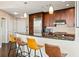 Stylish kitchen featuring granite countertops, stainless steel appliances, and counter seating at 270 17Th Nw St # 1113, Atlanta, GA 30363