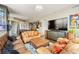 Spacious living room with an open floor plan and a modern entertainment center at 270 17Th Nw St # 1113, Atlanta, GA 30363