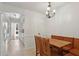 Charming breakfast nook featuring a cozy built-in bench and a wooden table at 49 Willow Gln, Atlanta, GA 30342