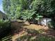 The backyard includes a shed, fenced perimeter, and a landscaped garden at 1335 Vine Cir, Mcdonough, GA 30253