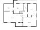 Floor plan showing the layout of the basement including a room, utility area, and bathroom at 1903 Lochlomand Se Ln, Smyrna, GA 30080