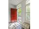 Foyer with patterned tile floor, red front door, and natural light from windows, creating a welcoming entry at 461 Bartram Se St # A, Atlanta, GA 30316