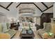 Inviting living room with high ceilings, wooden beams, and comfortable seating at 95 Grogans Lndg, Atlanta, GA 30350