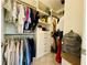 Organized walk-in closet with built-in shelving and ample storage space at 1320 Stanley Park Dr # 141, Decatur, GA 30033
