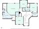 Detailed first-floor plan featuring bedrooms, bathrooms, hall and laundry room at 4957 Day Lily Nw Way, Acworth, GA 30102