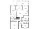 Detailed floor plan showing layout of home: primary bedroom, office, kitchen, living room, garage, sunroom at 613 Wiley Ct, Canton, GA 30115